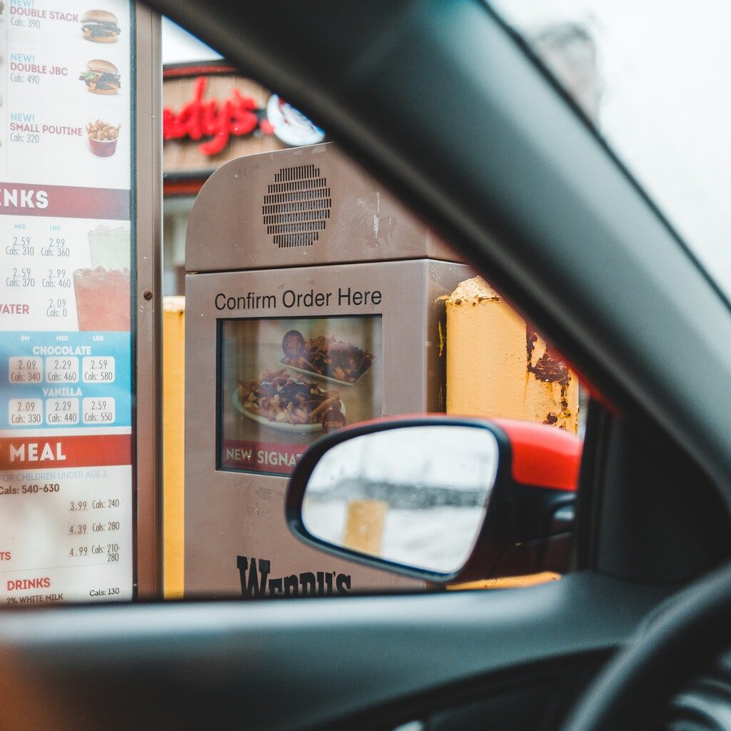 How to Avoid Weight Gain During The Holidays. Fast food drive thru.