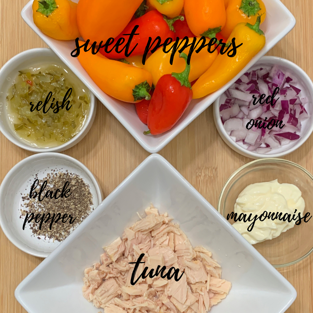 Tuna Stuffed Sweet Peppers Ingredients